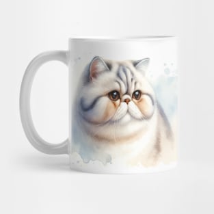 Exotic Shorthair - Watercolor Cat Mug